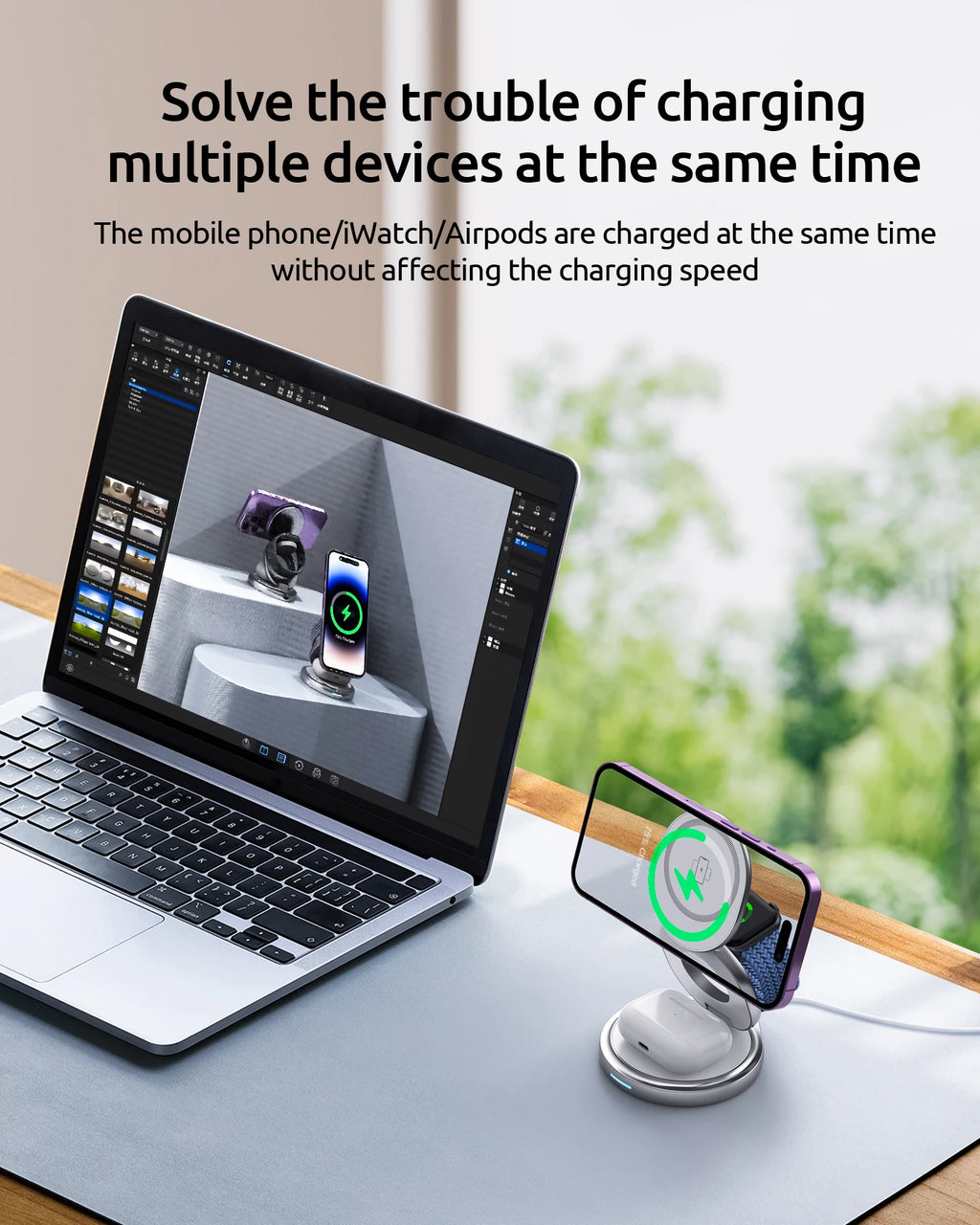 MagSnap Pro 3-in-1 Wireless Charger