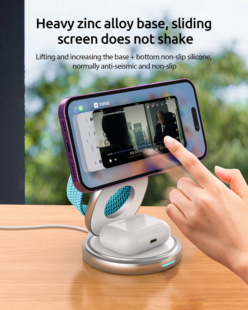 MagSnap Pro 3-in-1 Wireless Charger