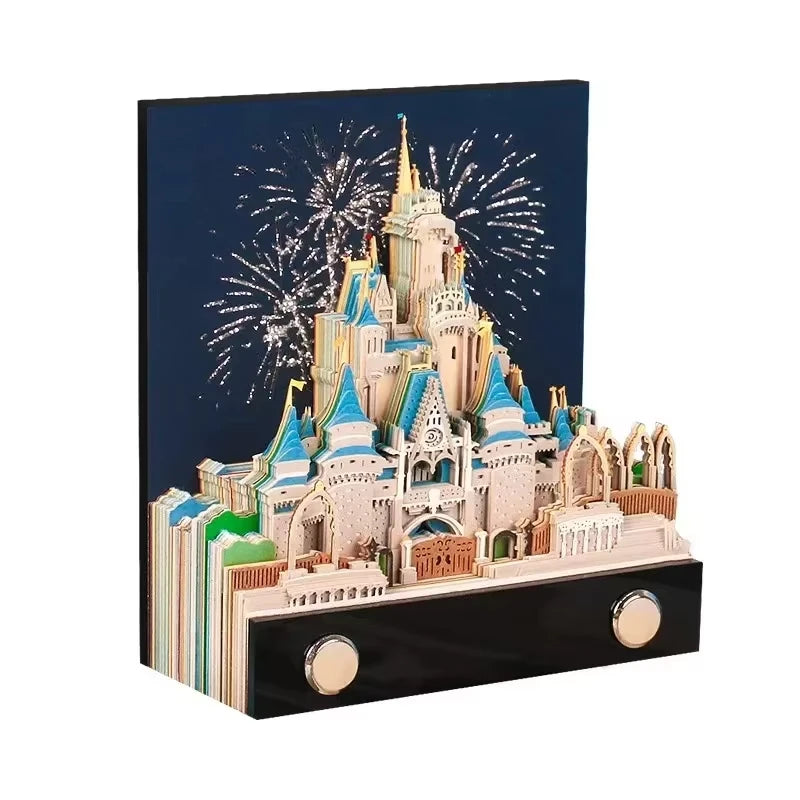 Magic Castle 3D Pop-Up Memo Pad & Desk Calendar