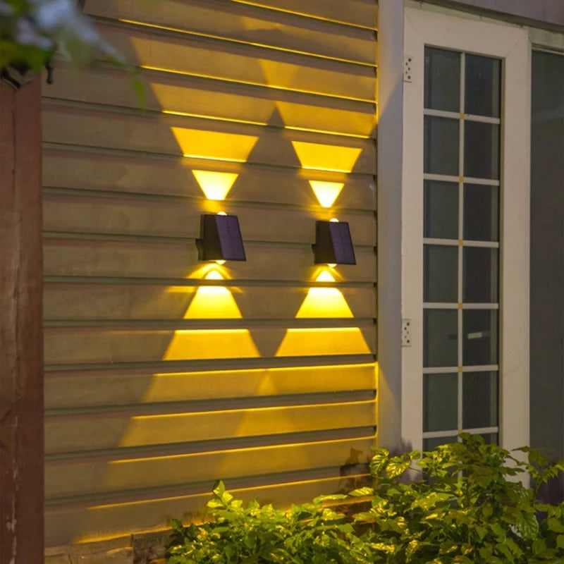SOLAR OUTDOOR WALL LIGHTS