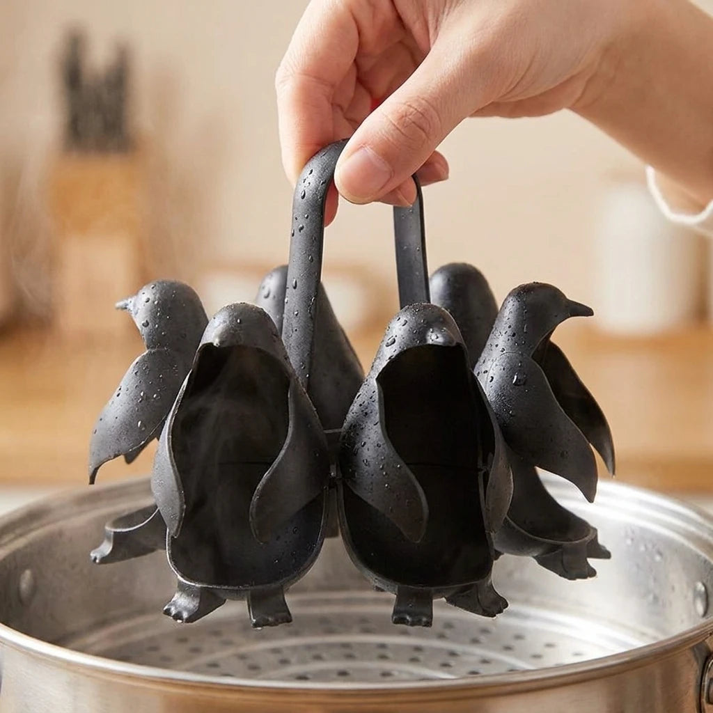 Penguin Egg Steamer Rack — Cute Kitchen Gadget for Perfectly Boiled Eggs