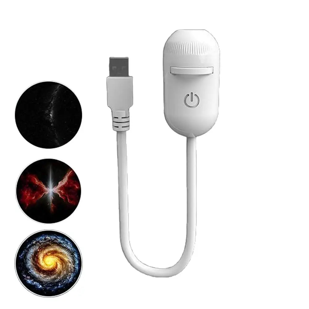 Galaxy Projector Night Light — 2-in-1 Starry Sky & Warm Glow Ambient Lamp