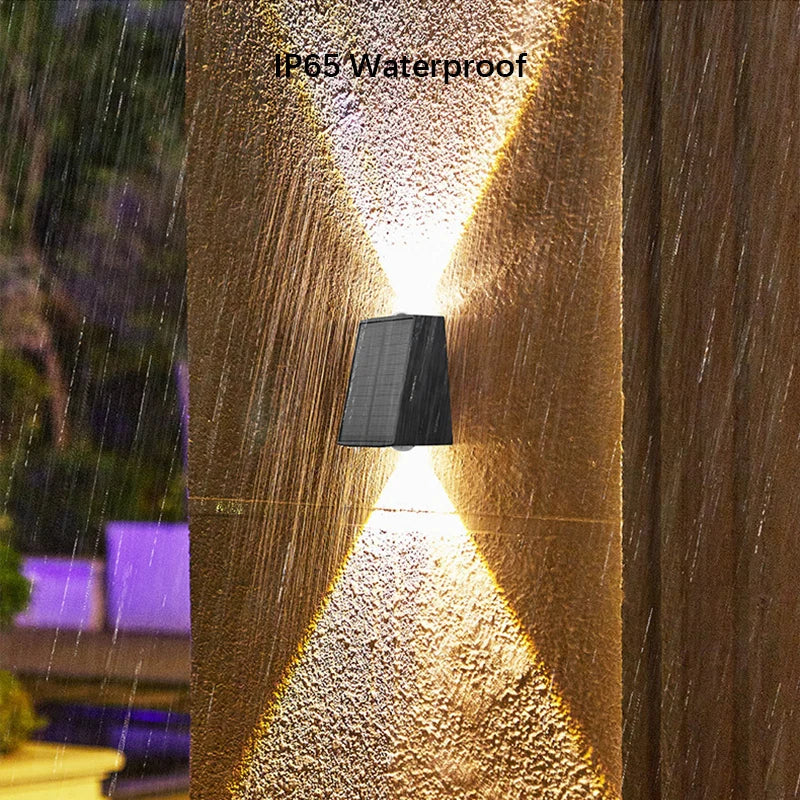 SOLAR OUTDOOR WALL LIGHTS