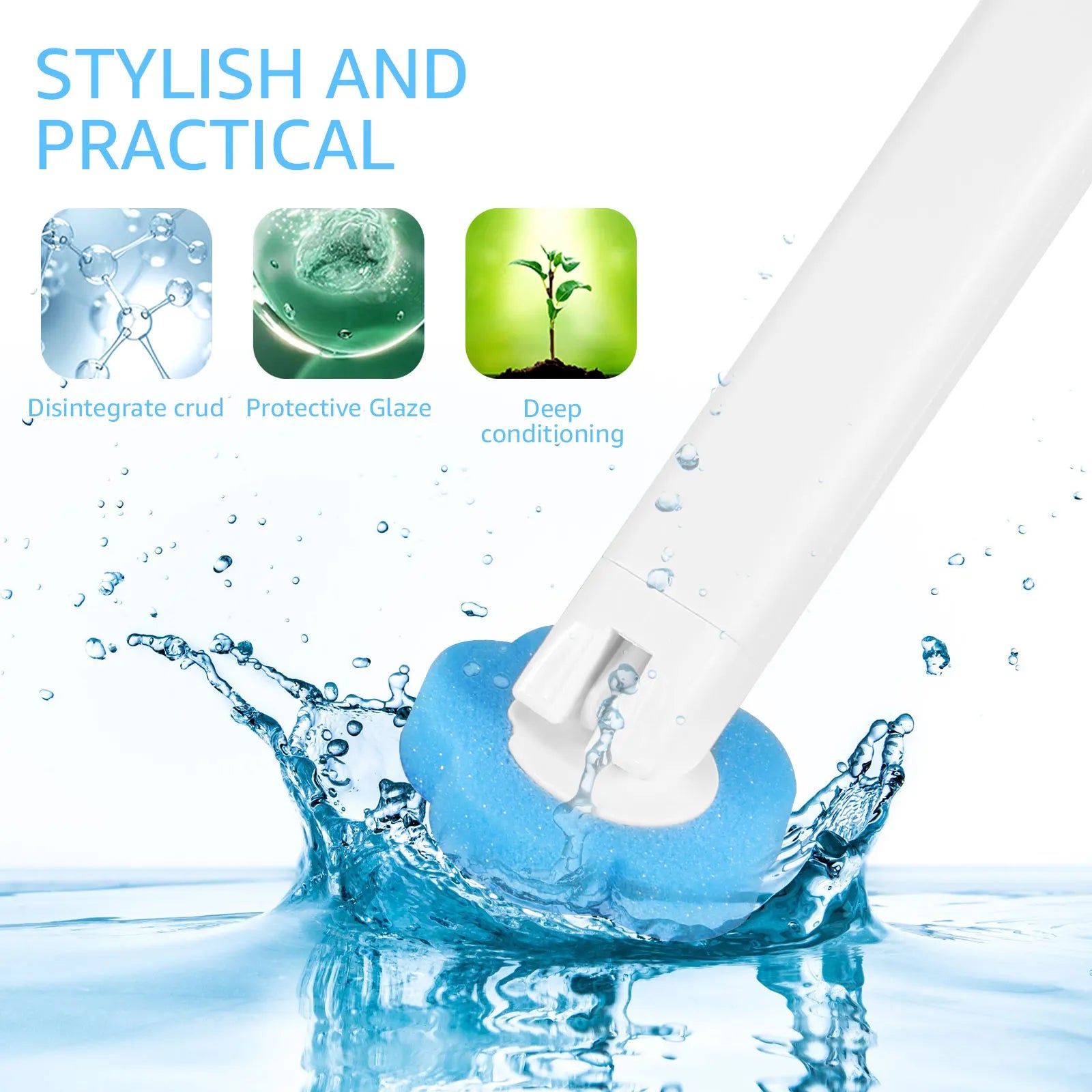 Disposable Toilet Brush Kit — Hygienic No-Touch Cleaning System