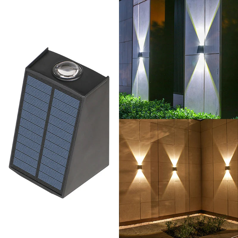 SOLAR OUTDOOR WALL LIGHTS