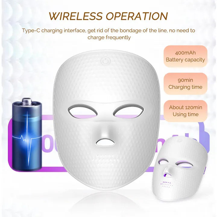 Wireless PHOTON LED Facial Mask