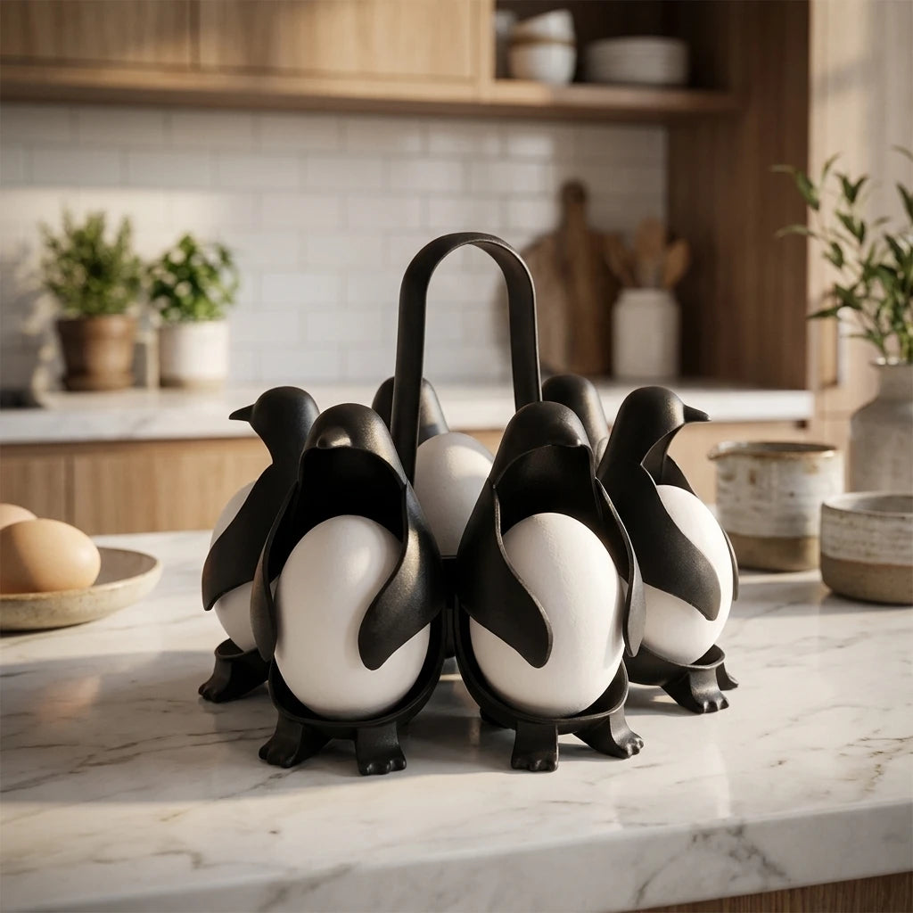 Penguin Egg Steamer Rack — Cute Kitchen Gadget for Perfectly Boiled Eggs