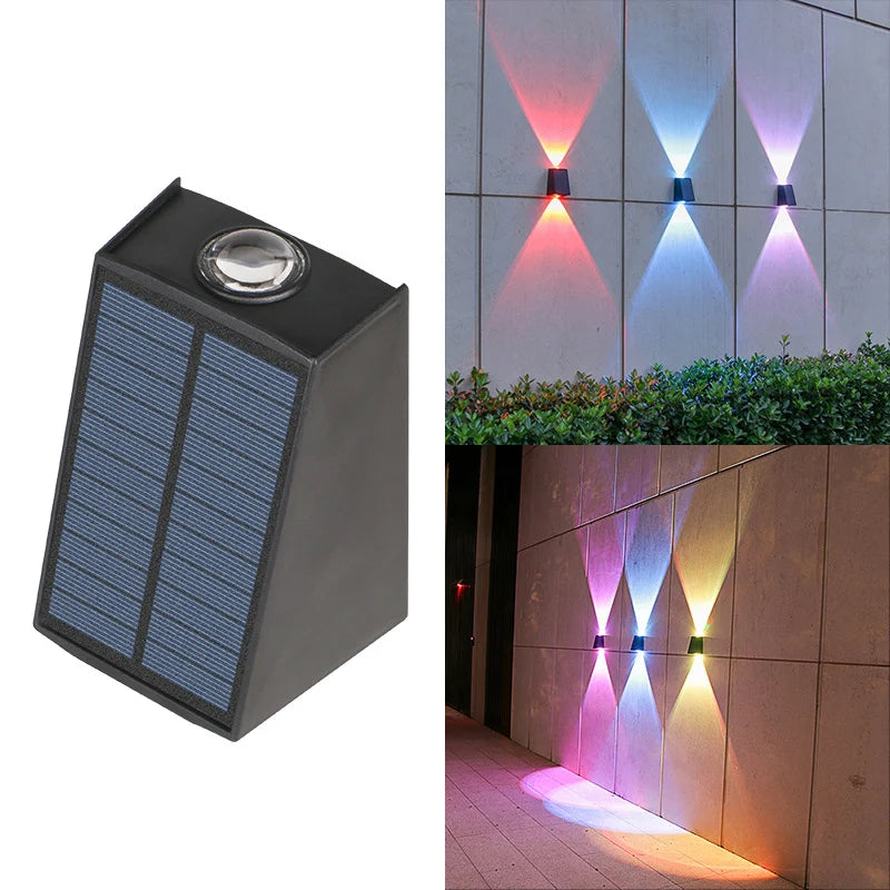 SOLAR OUTDOOR WALL LIGHTS