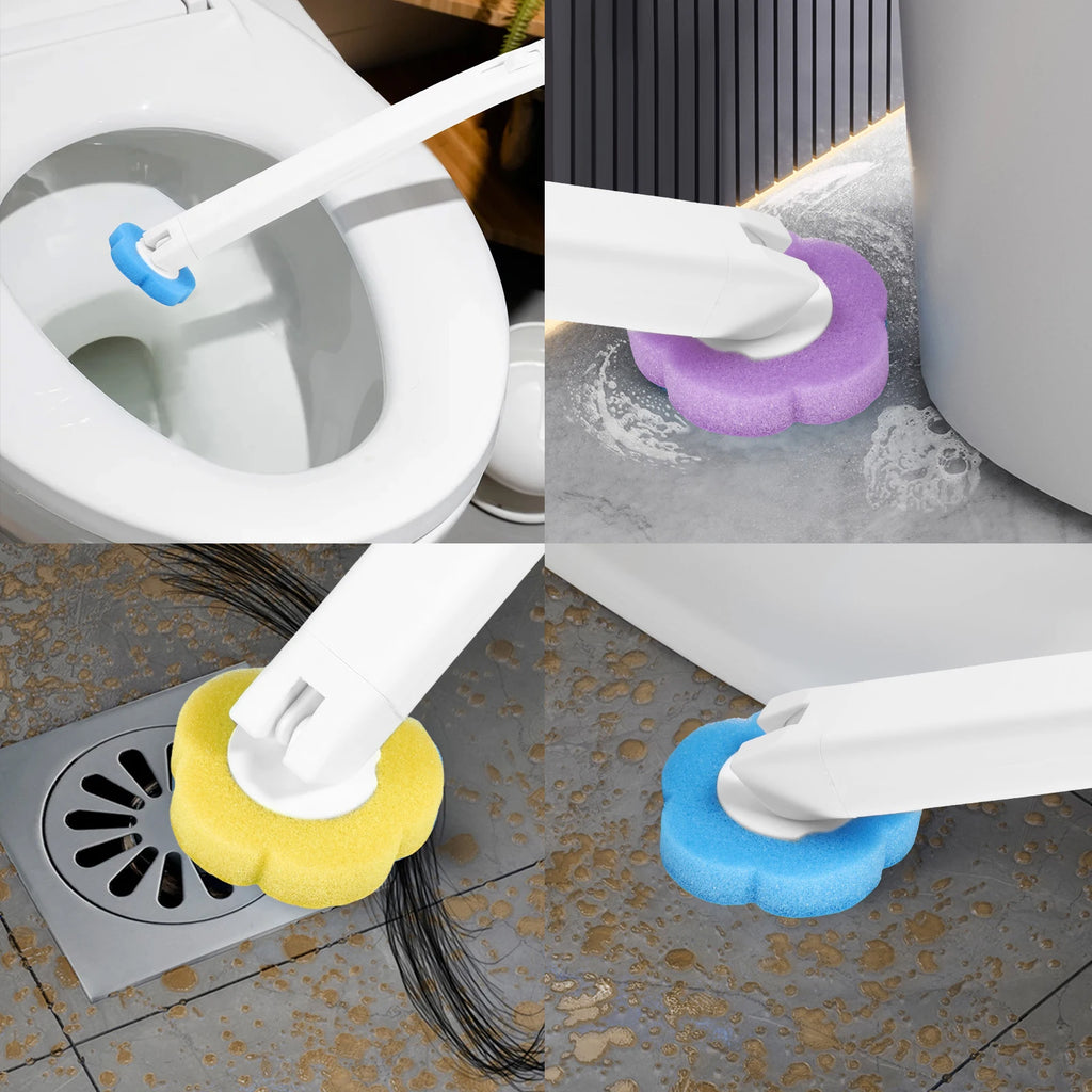 Disposable Toilet Brush Kit — Hygienic No-Touch Cleaning System