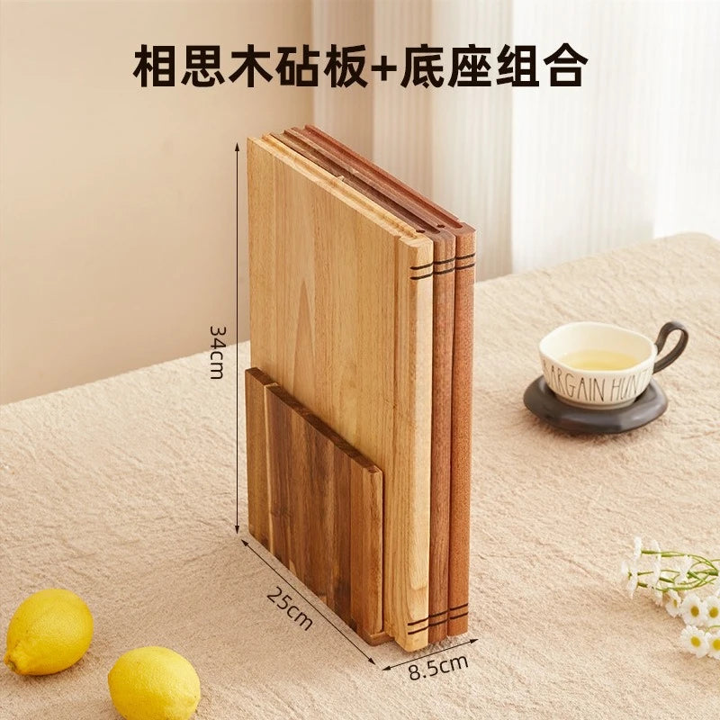 The Book Board — 3-Piece Solid Wood Cutting & Serving Set